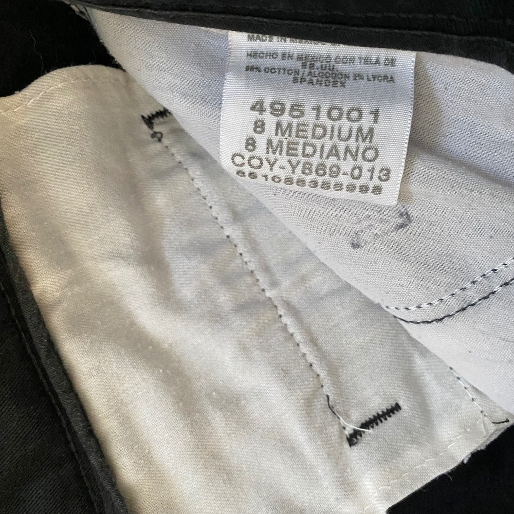Lee Relaxed Fit Straight Leg Pants Sz. 8 - Picture 3 of 4
